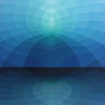 Elvira Franz, Spiegelung in dunkler Fläche, 2017