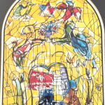 Marc Chagall, Der Stamm Levi, 1961, aus der Reihe: 12 Fensterentwürfe für Jerusalem, Foto: Kunstverein