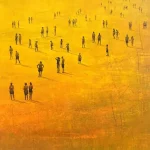 Sommer5, Diptychon 2, Acryl auf Leinwand, 2014,© Galerie Hunold