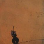 Fly me to the Moon, Farbholzschnitt, 2009© Galerie Hunold